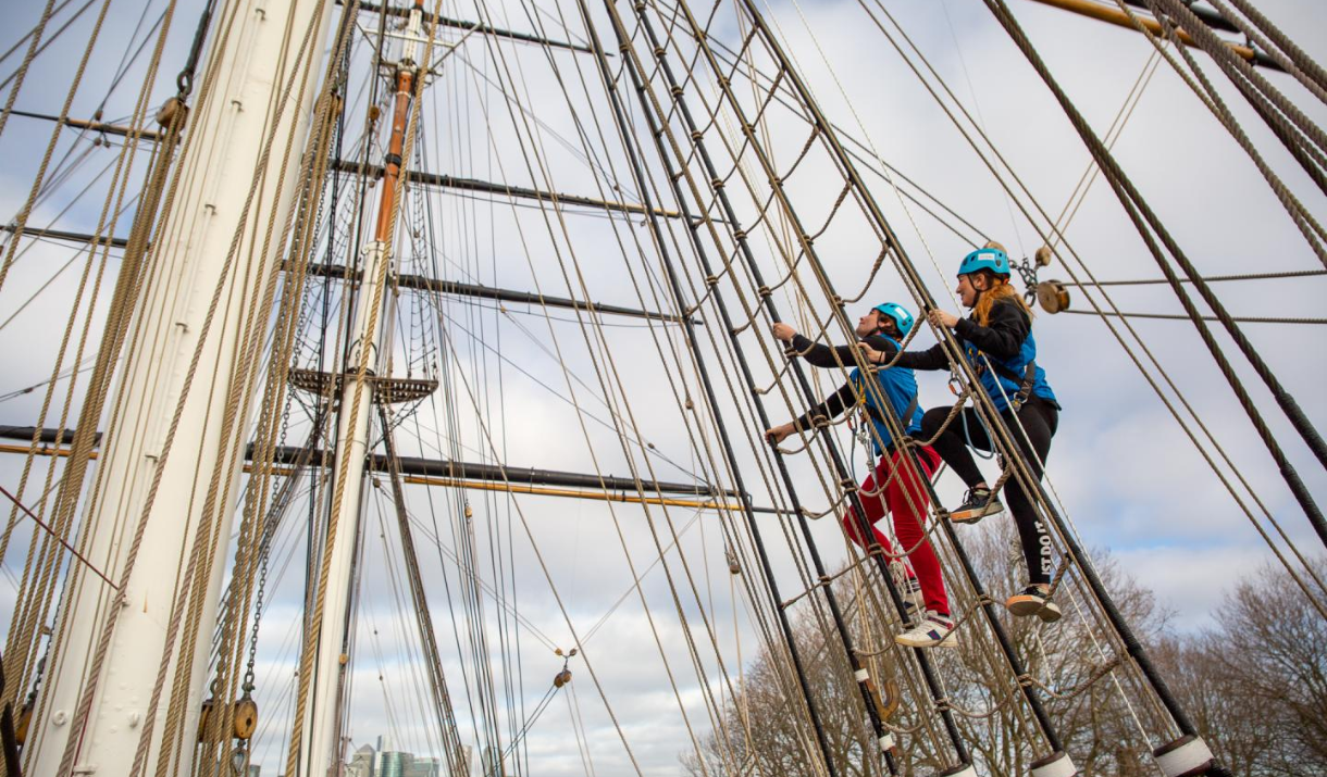 Cutty Sark Rig Climb Experience